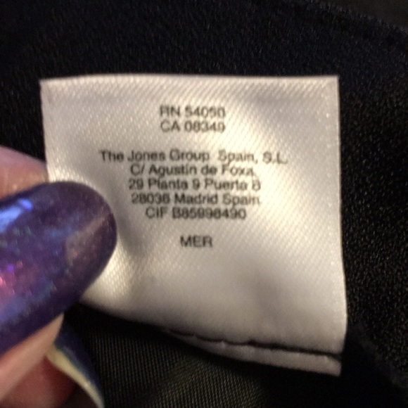 Kasper Le Suit Creased Flat-Front Black Suit Pants - Picture 6 of 7